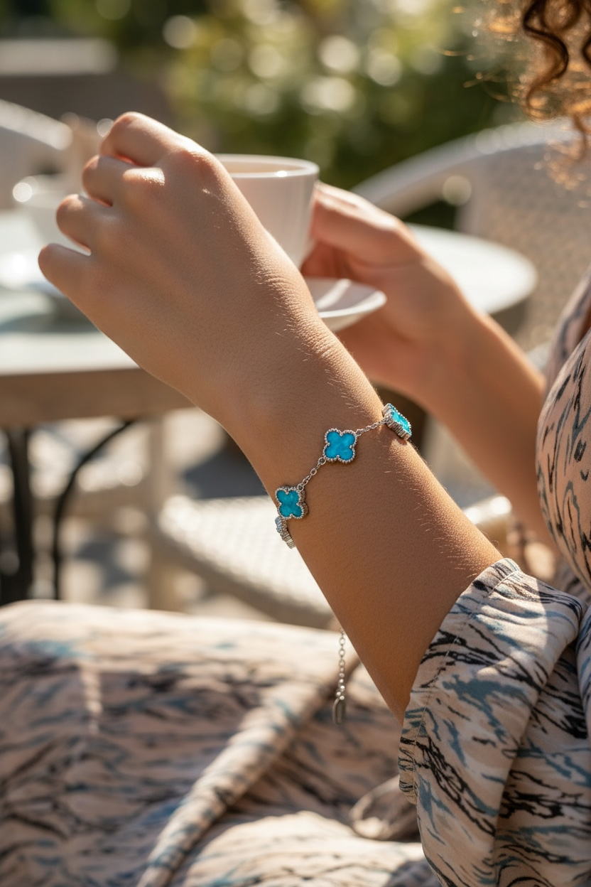 Bracelet Trèfle de la Chance un