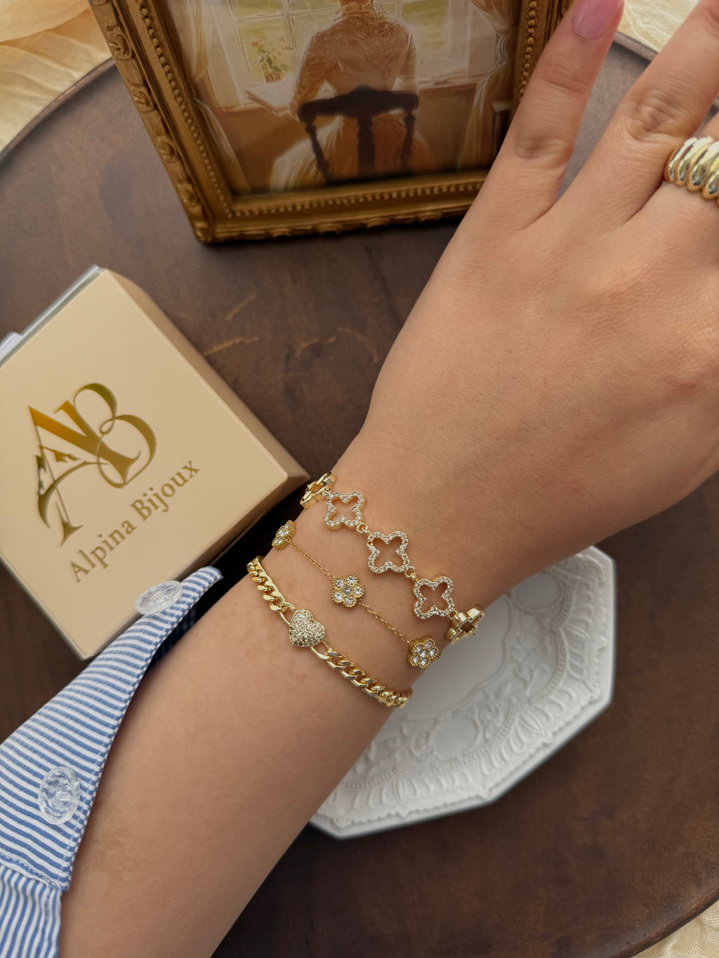 Bracelet Trèfle Dorica Amour