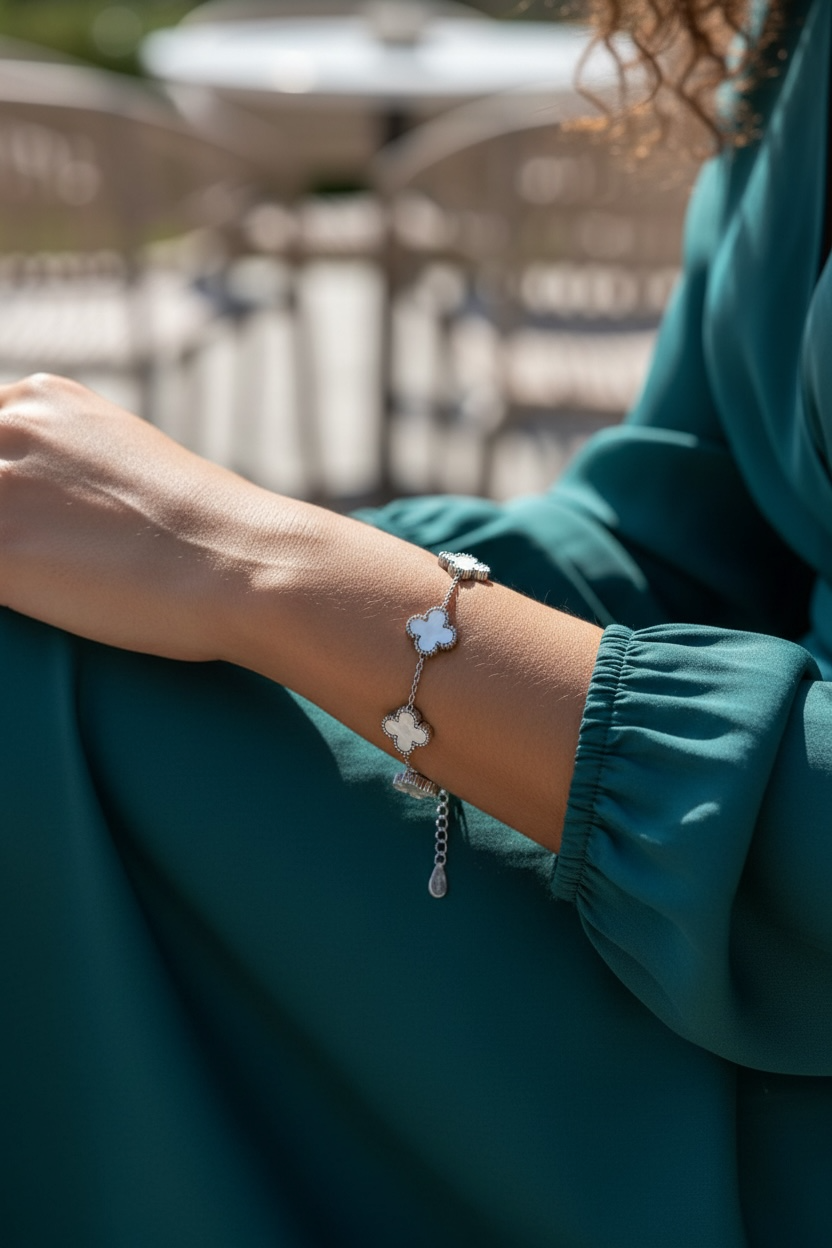 Bracelet Trèfle de la Chance un