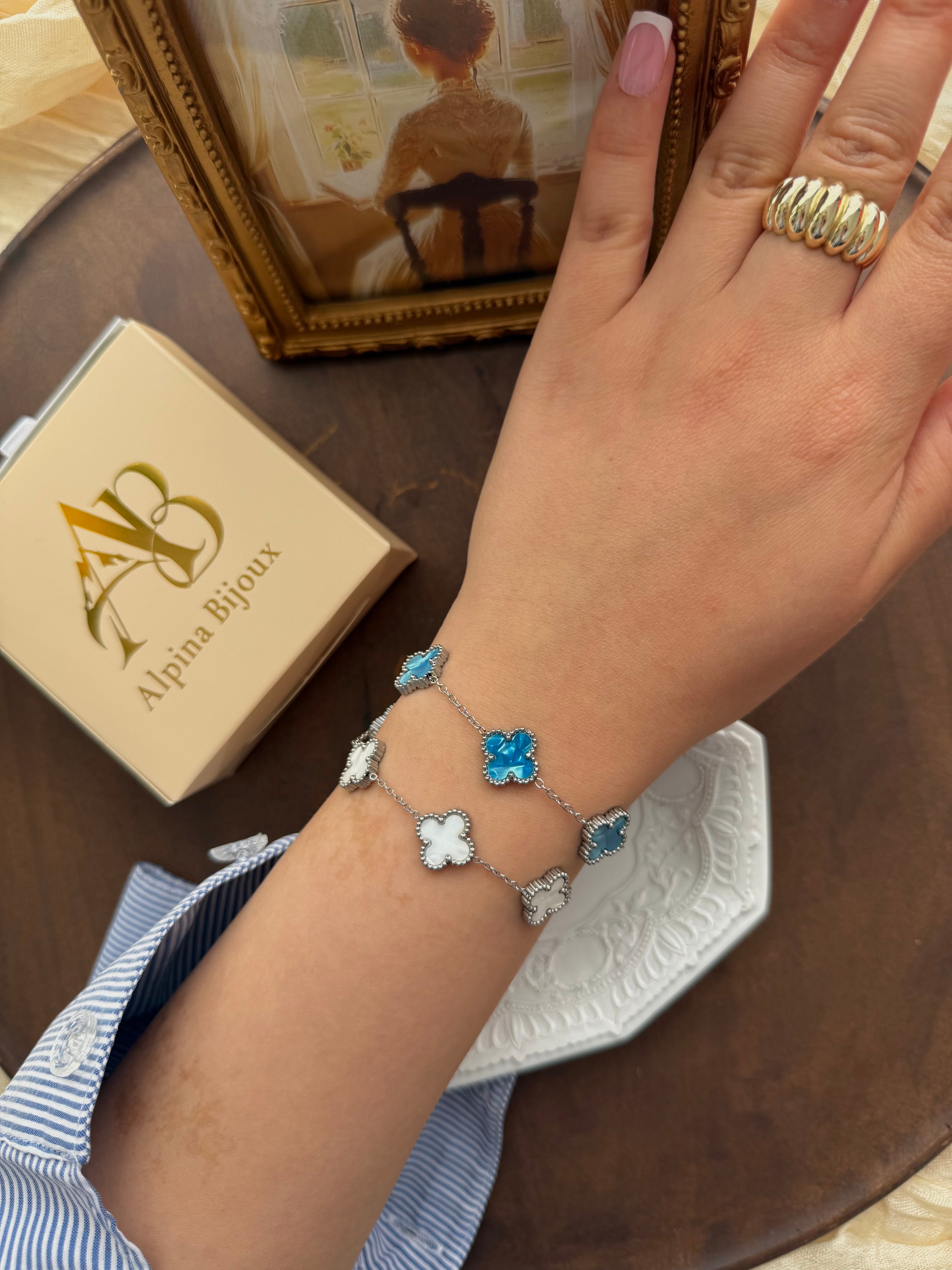 Bracelet Trèfle de la Chance un