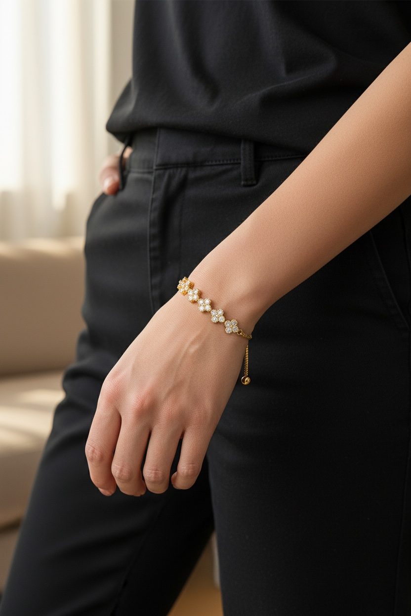 Bracelet Fleur de Trèfle