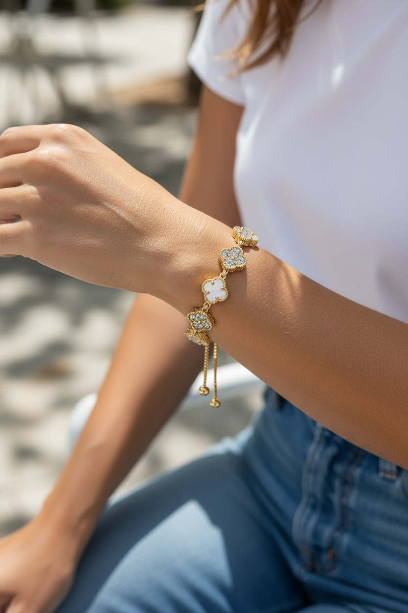 Bracelet Trèfle Porte-Bonheur