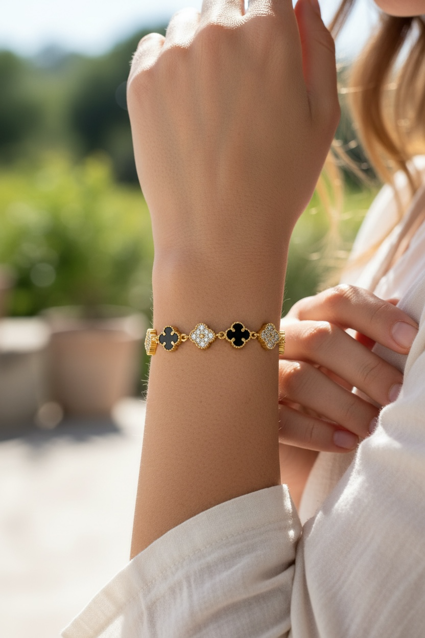 Bracelet Trèfle Porte-Bonheur