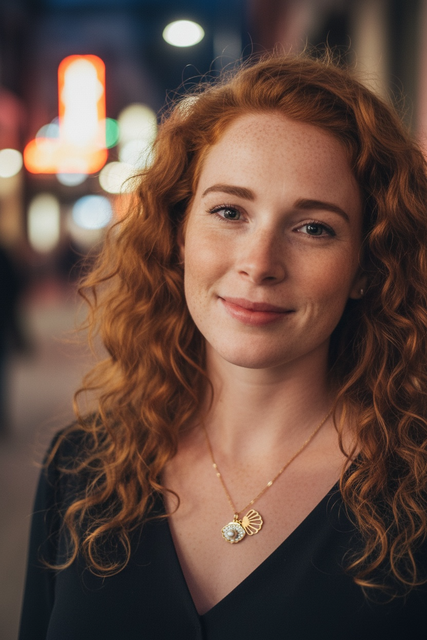 Collier Coquillage Perlé