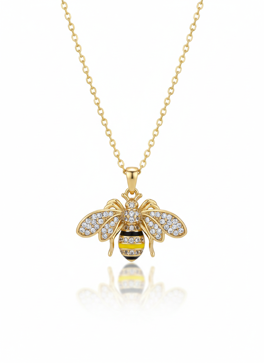 Collier Abeille Dorée