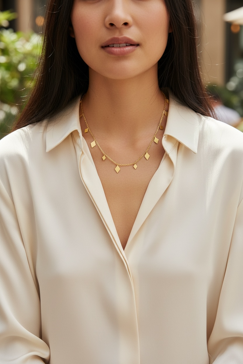 Collier Ornement Doré