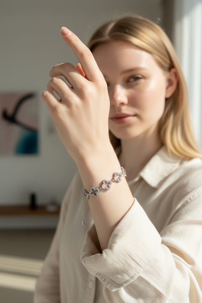 Bracelet Trèfle Dorica Amour