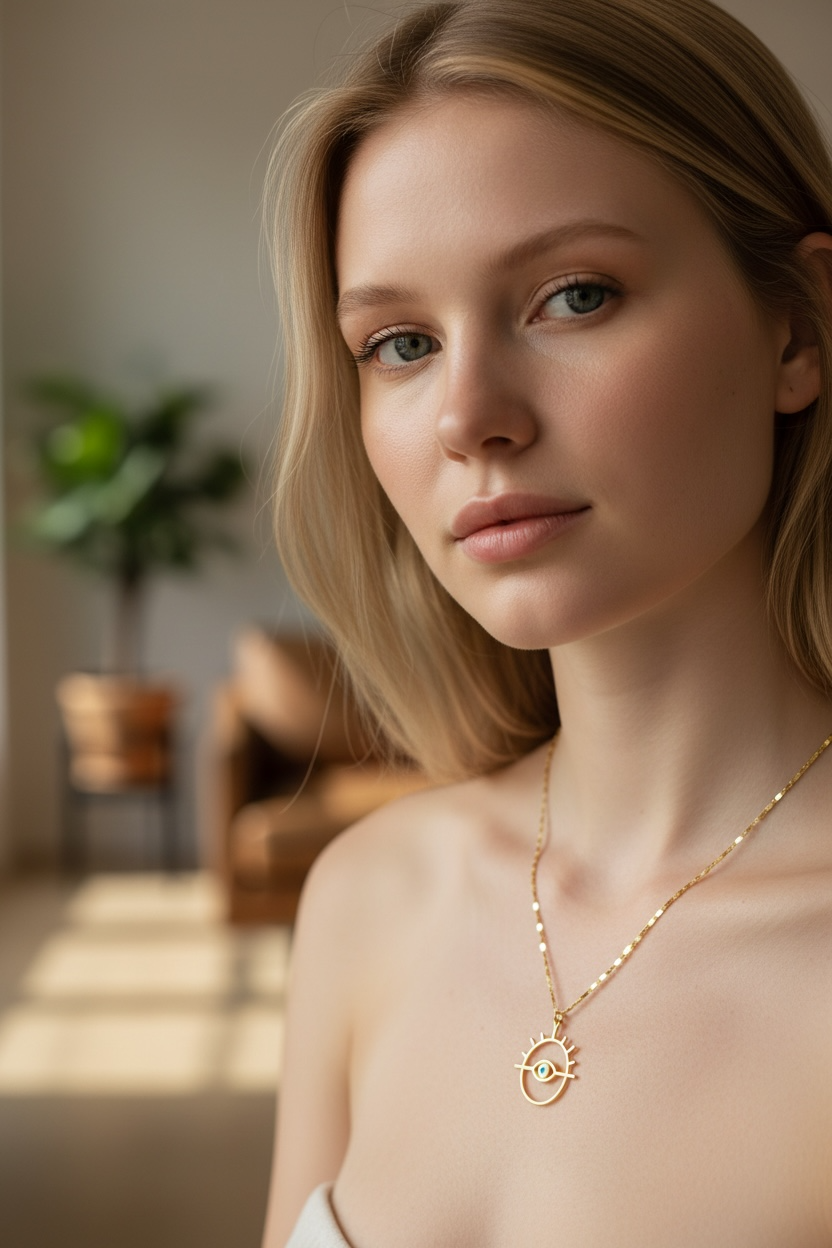 Collier Soie Blanche