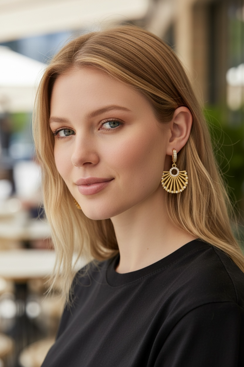 Boucles d’oreilles Amour Voilé