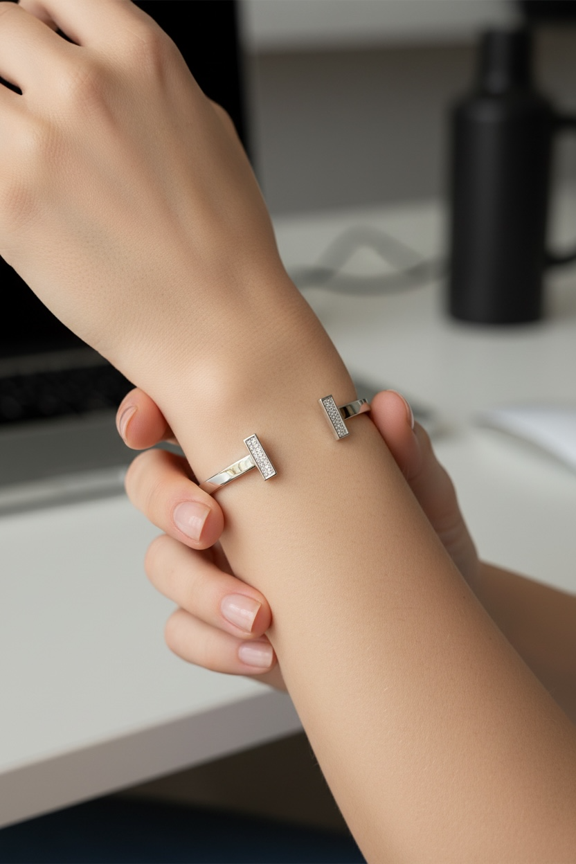 Bracelet jonc Lunaris